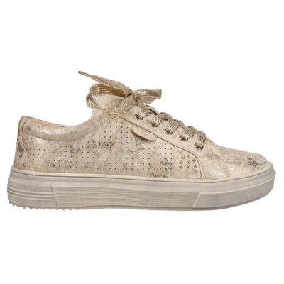 

Corkys Down Time Metallic Lace Up Womens Size  M Sneakers Повседневная обувь 51-0139, Золотой, Corkys Down Time Metallic Lace Up