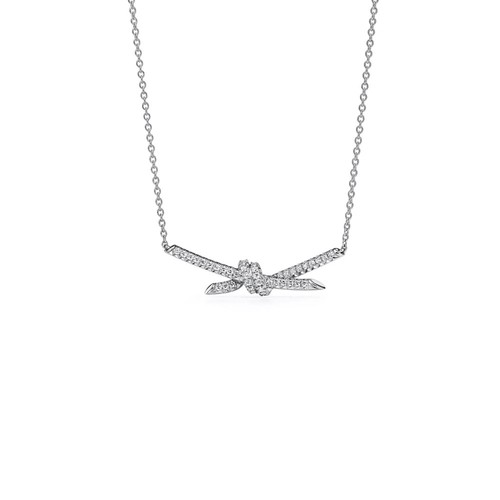Tiffany & Co. Signature Necklace 925 SV925 750YG 164587 | eBay