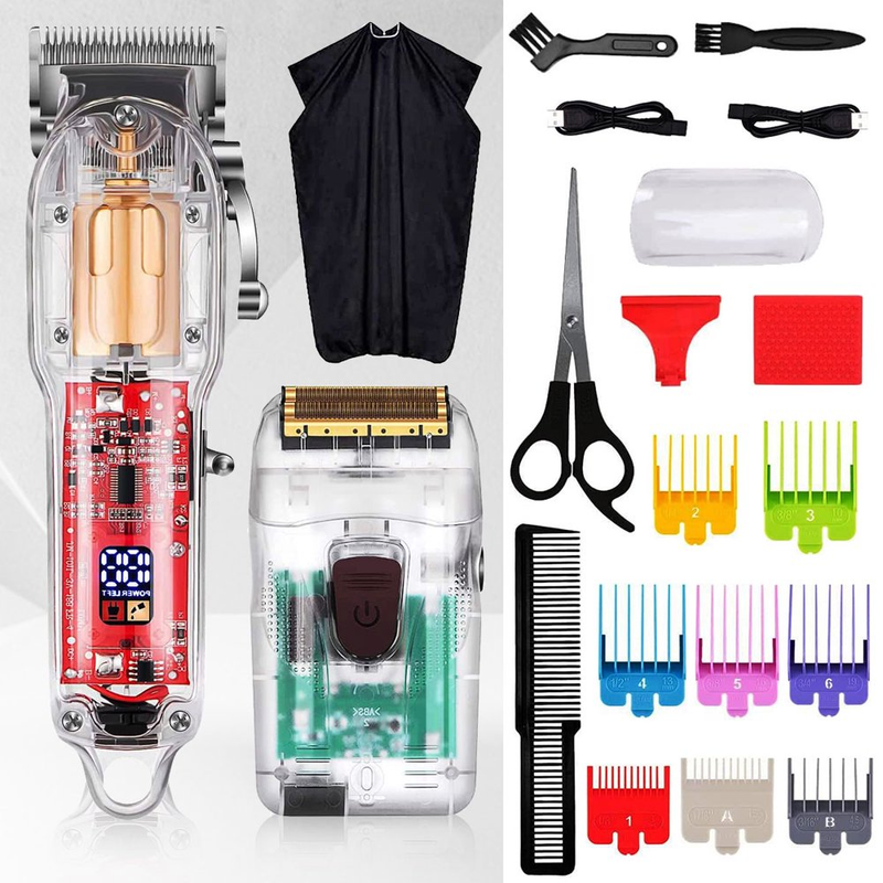 Cordless Cutting Trimmer Kit, Hair Clippers for Men, Professional Barber and Bea