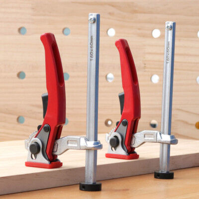 2PCS MFT Table Workbench Quick Ratchet Bench Dog Clamp 19mm Dog Hole Clamp 