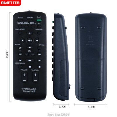 Remote for Sony Audio RDH-GTK37iP FST-GTK17iP FST-GTK37IP RDH-GTK17IP GTK-X1BT