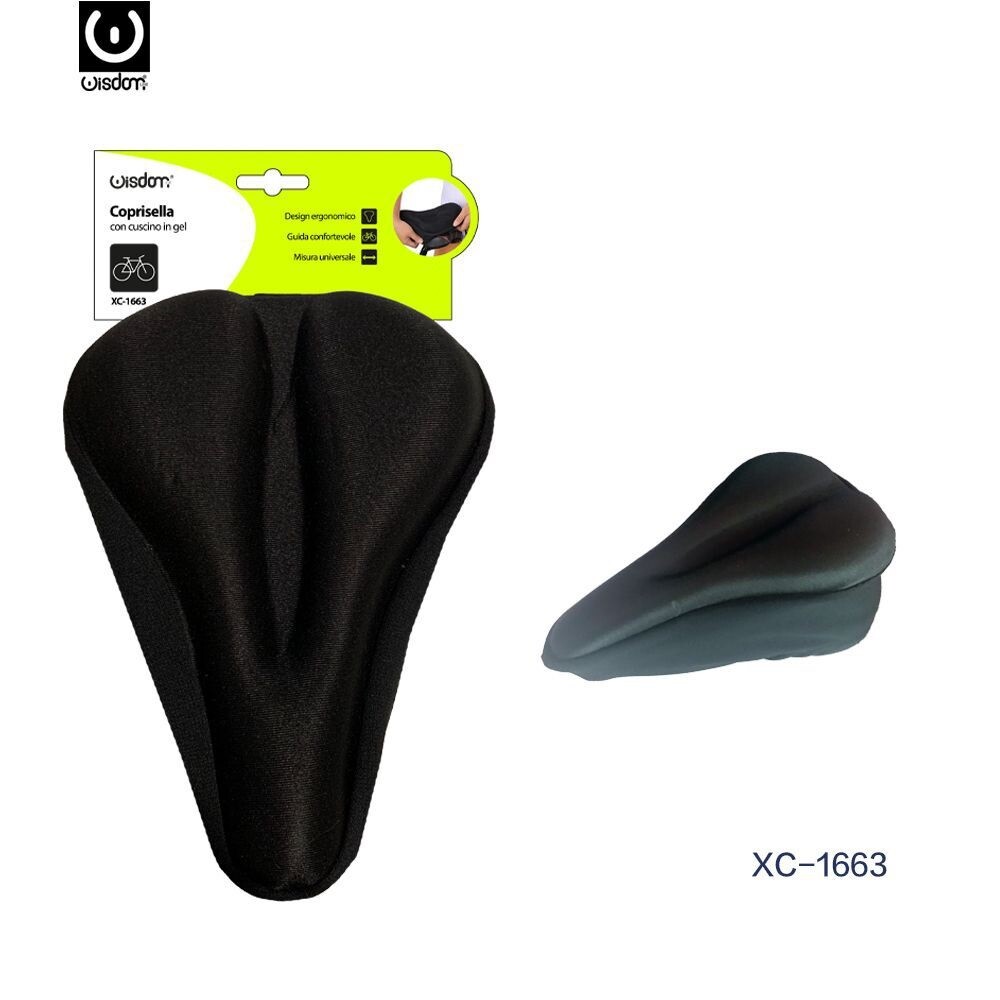 Coprisella Copertura Sella Sellino Cuscino Gel Per Bici Bicicletta Xc-1663 wis