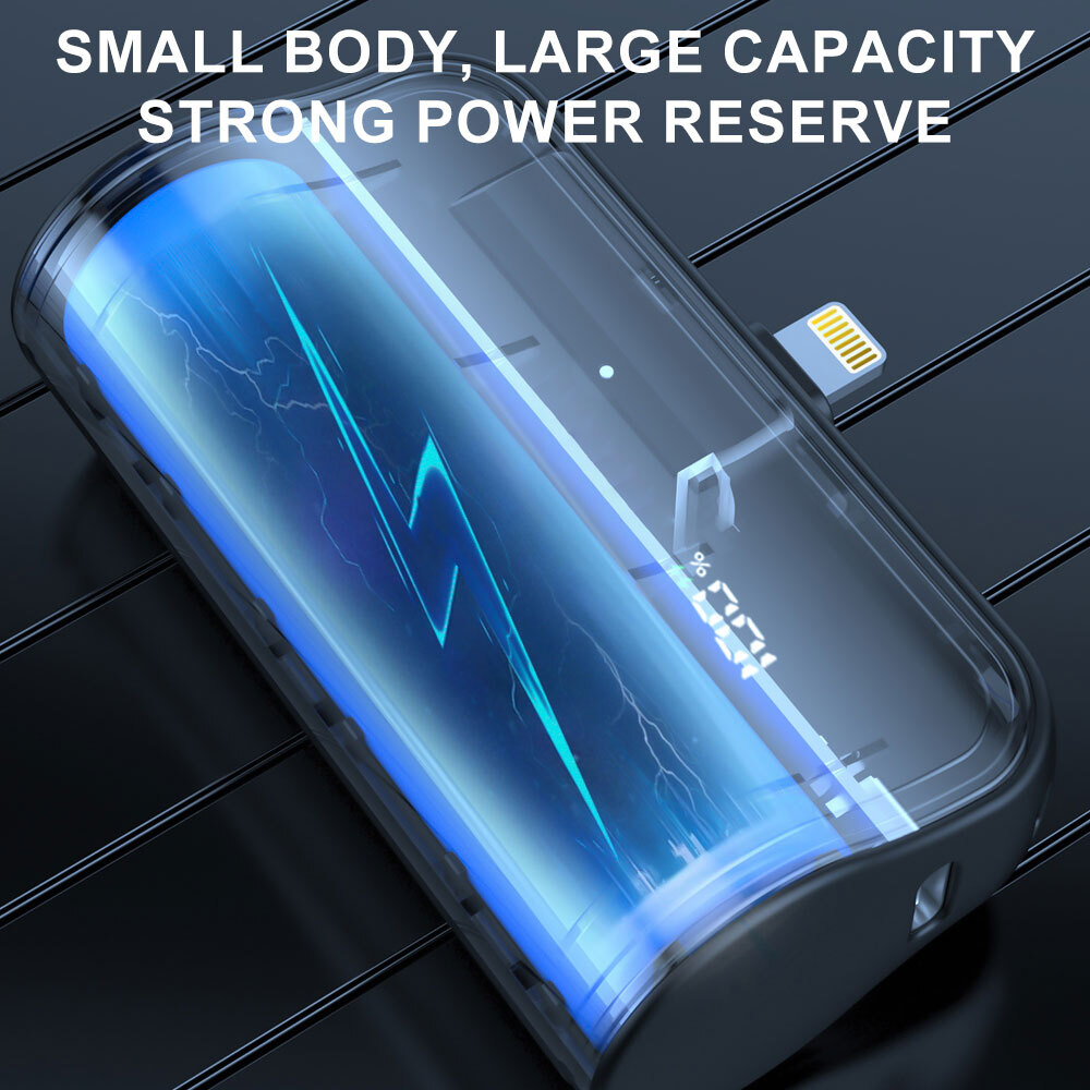 10000mAh Mini Power Bank Fast Charging Portable External Battery Backup Charger