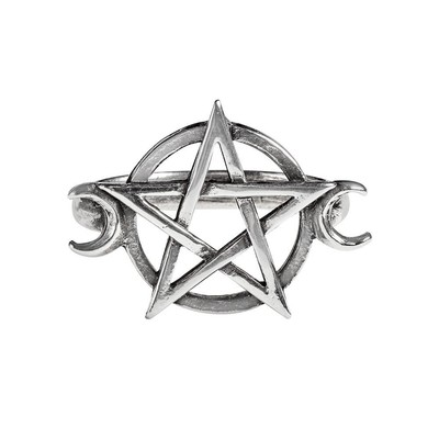 Alchemy Gothic Goddess Pewter Ring BRAND NEW