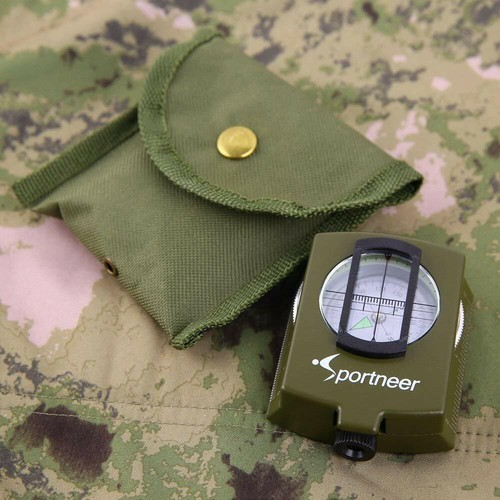 Sportneer Military Lensatic Sighting Compass Waterproof and Shakeproof