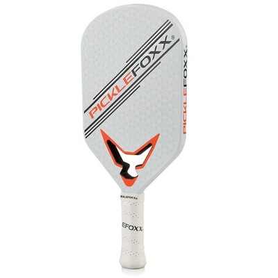 Pickleball Schläger aus Carbon, PICKLEFOXX Paddle Schläger Ultraleicht, Weiß