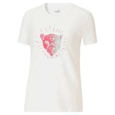 

Женские белые повседневные топы Puma XRay Tee Inf 589773-52, Белый