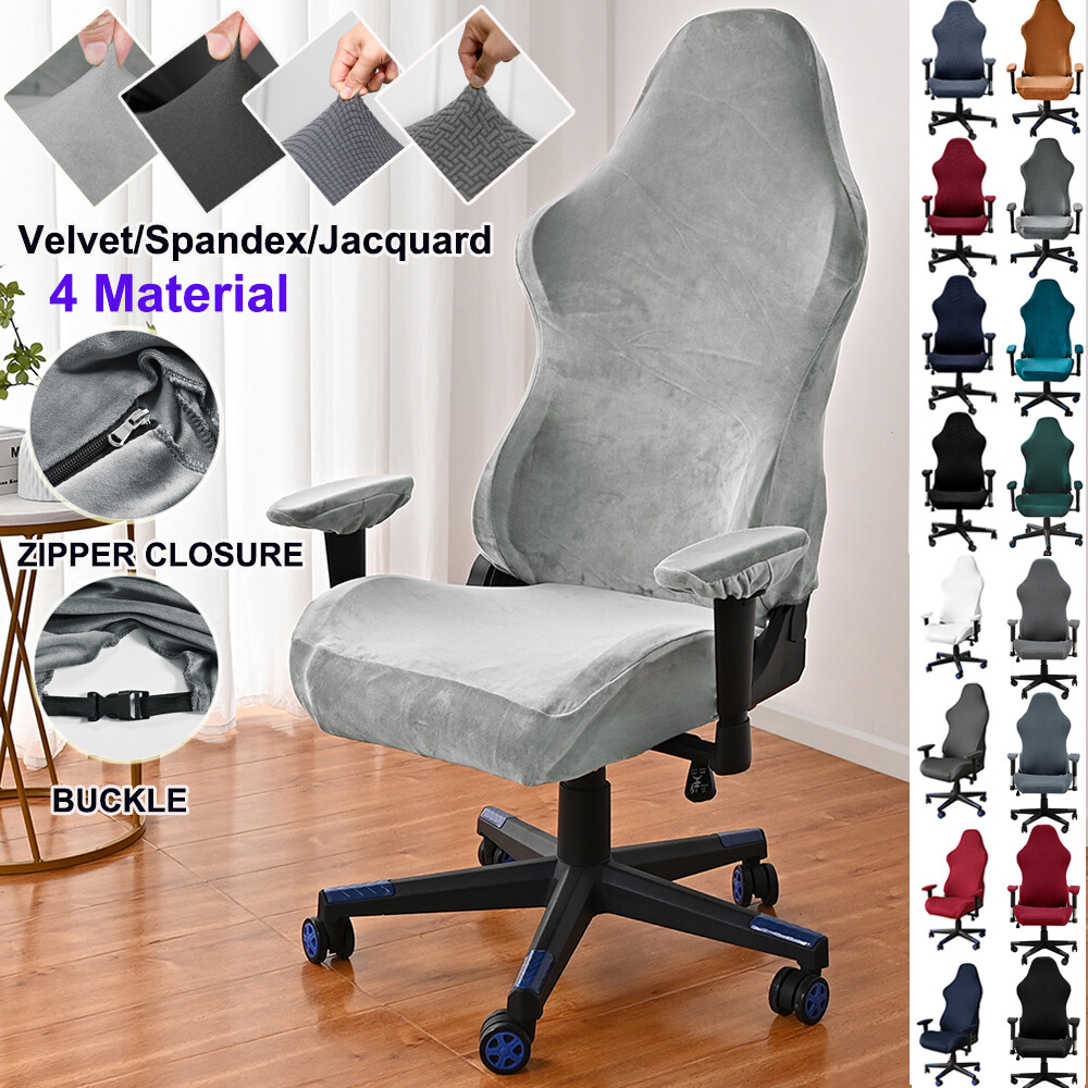 Covers Computer Racing Gaming Chair Slipcover Gray