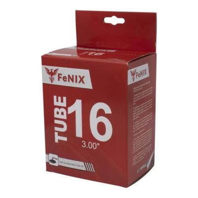 Bicycle Inner Tube 16'' x 3.00'' 90D Standard Schrader Valve Rubber Bike Tube