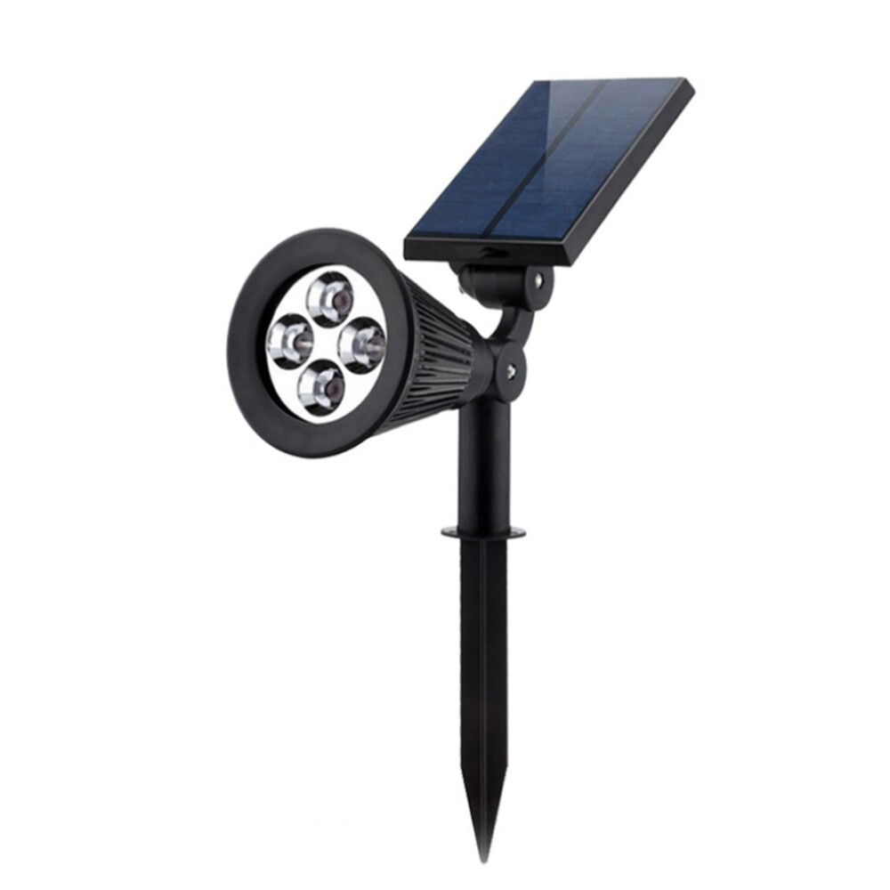 4LEDs Solarleuchte Garten Steinoptik Beleuchtung Außen Strahler