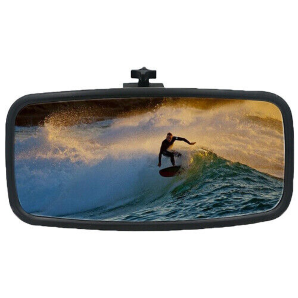 HEAVY DUTY 7"X14" Rearview Mirror w/adj Square Bracket for Boat Skiing Wakeboard