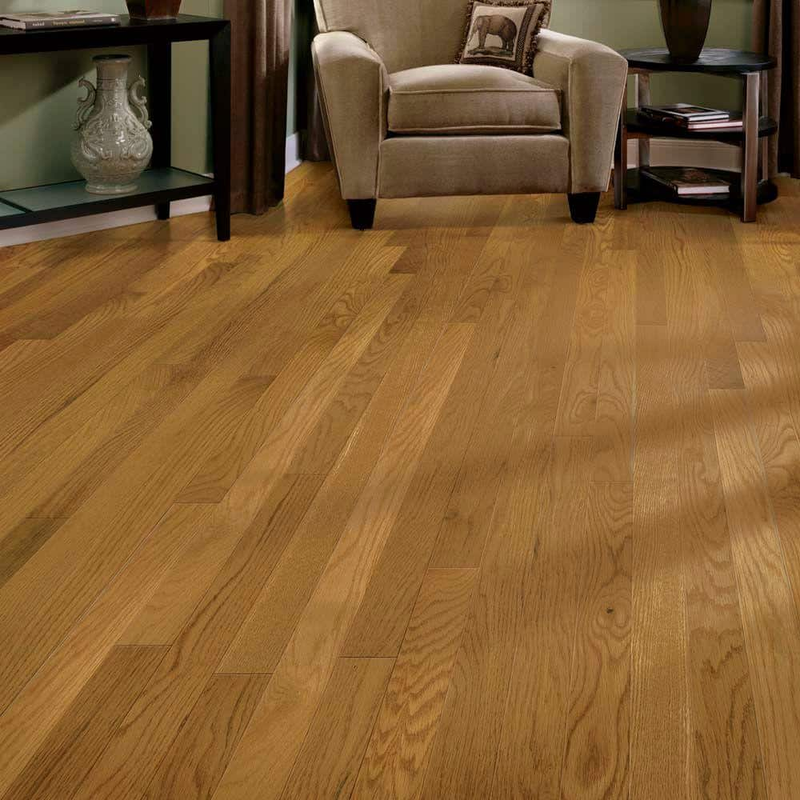 Bruce Butterscotch Oak 3/4" x 2-1/4" Solid Hardwood Flooring (20-Sq-Ft/Case)
