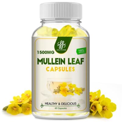 Mullein Leaf Gummies/ Capsule For Lung Cleanse Detox Herbal Dietary Supplement