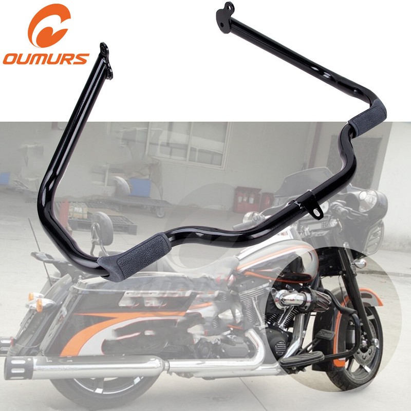 11/4" Mustache Engine Crash Guard Bar For Harley Touring Street Glide