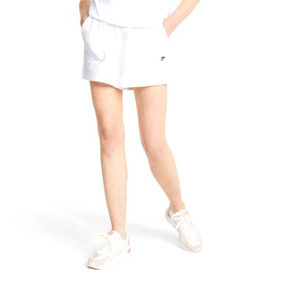 Puma Downtown High Waist Shorts Tr Womens White Casual Athletic 53358702