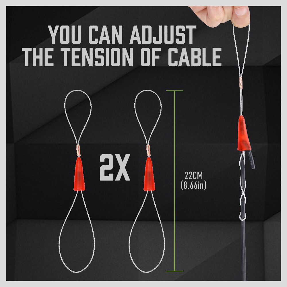 12M Fish Tape Cable Puller Electrical Wire Pulling Rod Through Wall