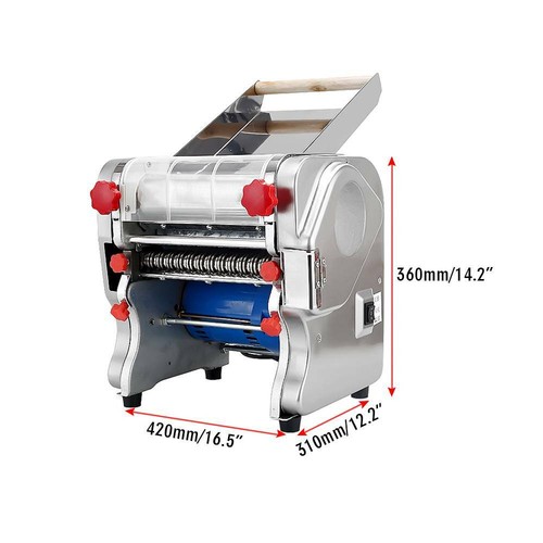 Noodle Machine Stainless Steel Electric Pasta Press Maker Commercial Home 110V