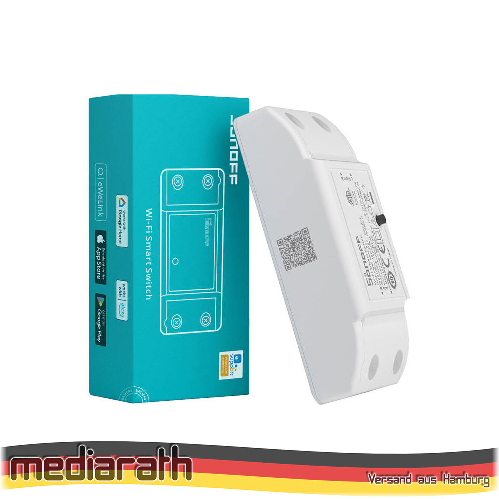 SONOFF BASICR4 10A 2400W ESP32 WiFi Smart Switch - Magic Switch Mode Tasmota 15