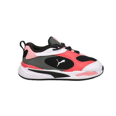 

Кроссовки Puma RsFast Ac Slip On Infant Girls, размер 9 M, повседневная обувь 375699-11, Black;pink, Puma RsFast Ac Slip On Infant