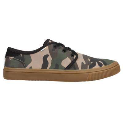 Мужские кроссовки TOMS Carlo Camo на шнуровке, размер 8 D, повседневная обувь 10017968T