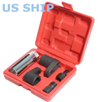 5Pcs O2 Oxygen Sensor Socket Wrench 3/8" 1/2" 22mm Auto Repair Installer Tool US