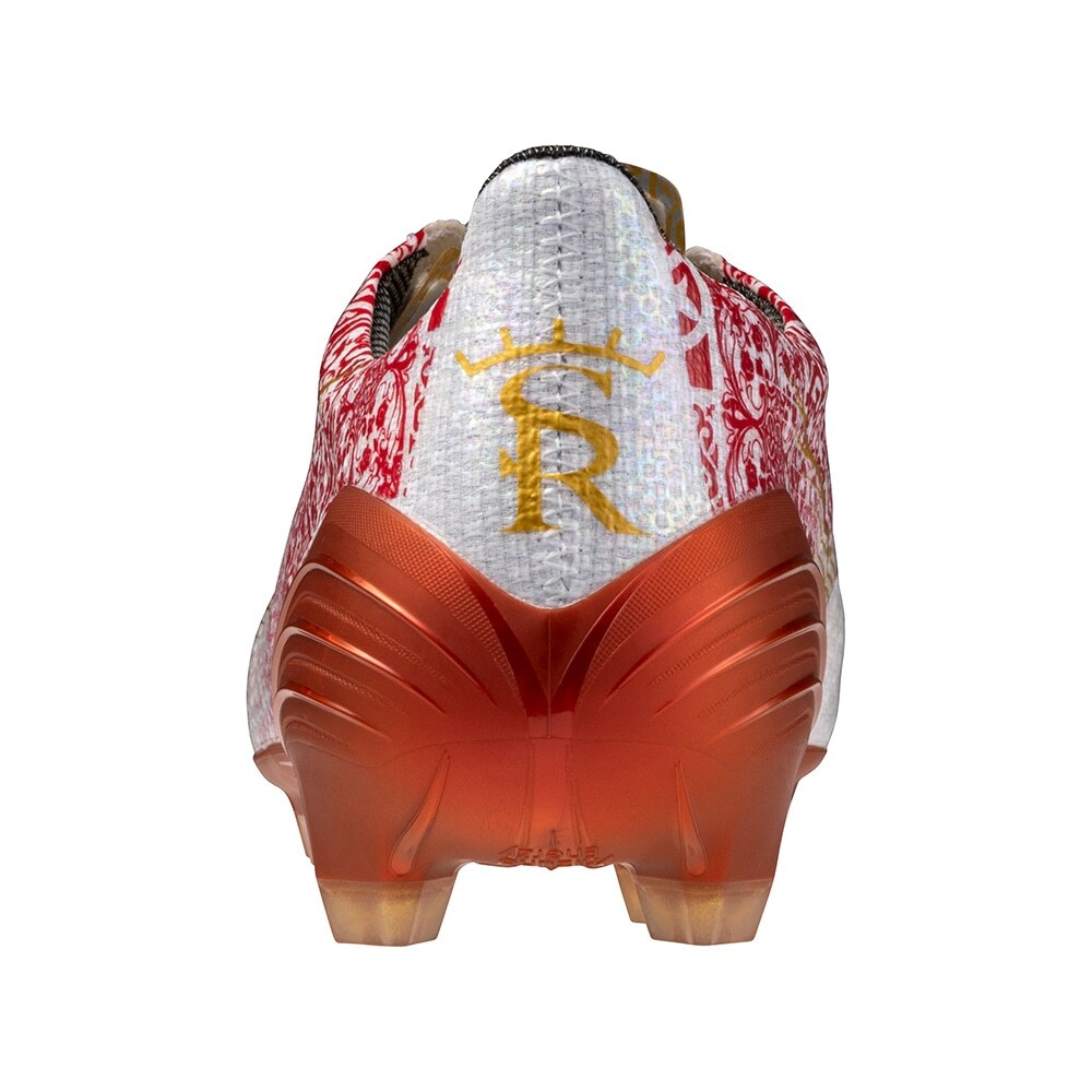 Pre-owned Mizuno Alpha Japan Sr4 Champion Gold Soccer Cleats P1ga249904 Men's Size In Red