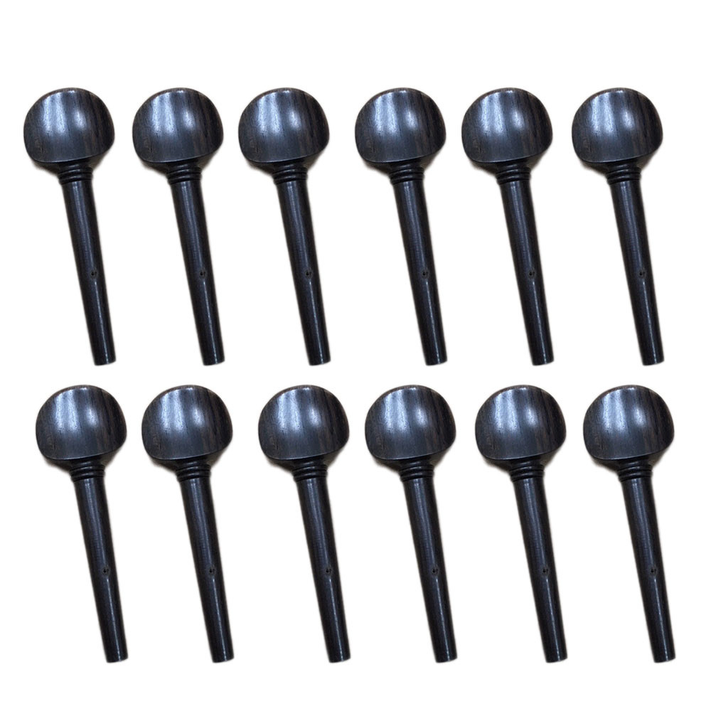3/44/4 Size High Quality Ebony Violin Tuning Pegs Pre drilled Pack of