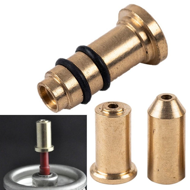 Brass Nozzle Refill Butane Gas Adapter For Dupont Ligne 2/Gatsby Gas Lighter