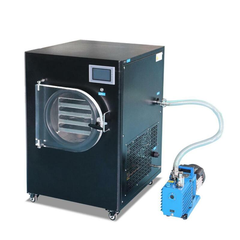 Lab 4KG-6KG Vacuum Freeze Dryer with Vacuum Pump Solids Liquids Lyophilizer 220V