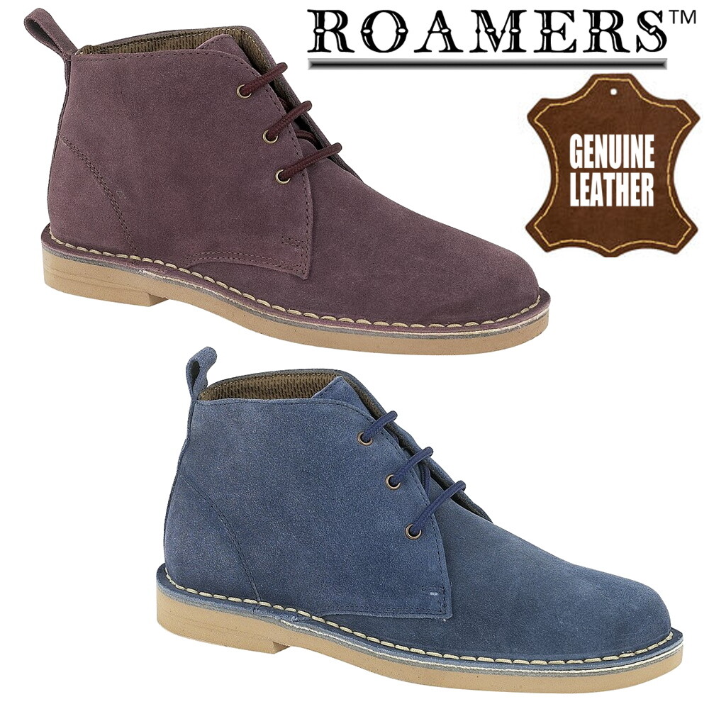 real suede desert boots