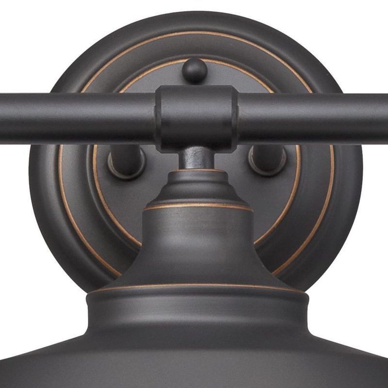 3-Light Wall Fixture Iron Hill Oil-Rubbed Bronze Room Vanity Lantern Lighting