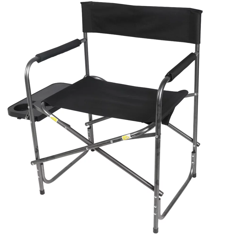 With Side Table, Black, Outdoor