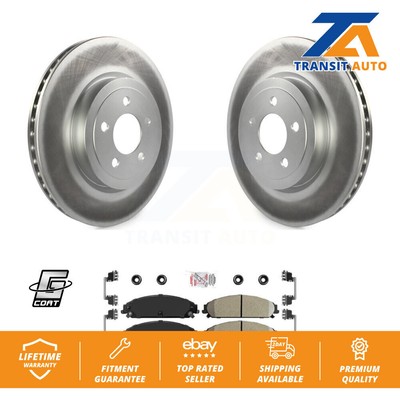 Front Coat Brake Rotor Ceramic Pad Kit For Dodge Chrysler 300 Charger Challenger
