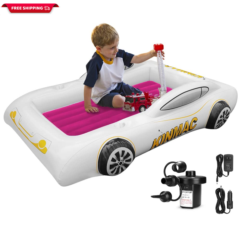 Inflatable Toddler Travel Bed- Portable Travel Toddler Air Bed for Kids Camping