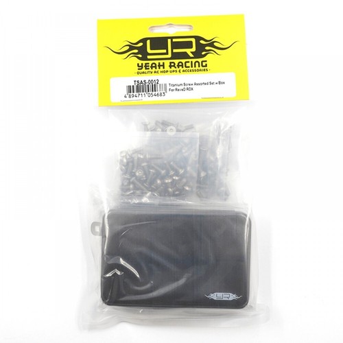 NEW Yeah Racing Titanium Screw Assorted Set w/Box for ReveD RDX FREE US SHIP