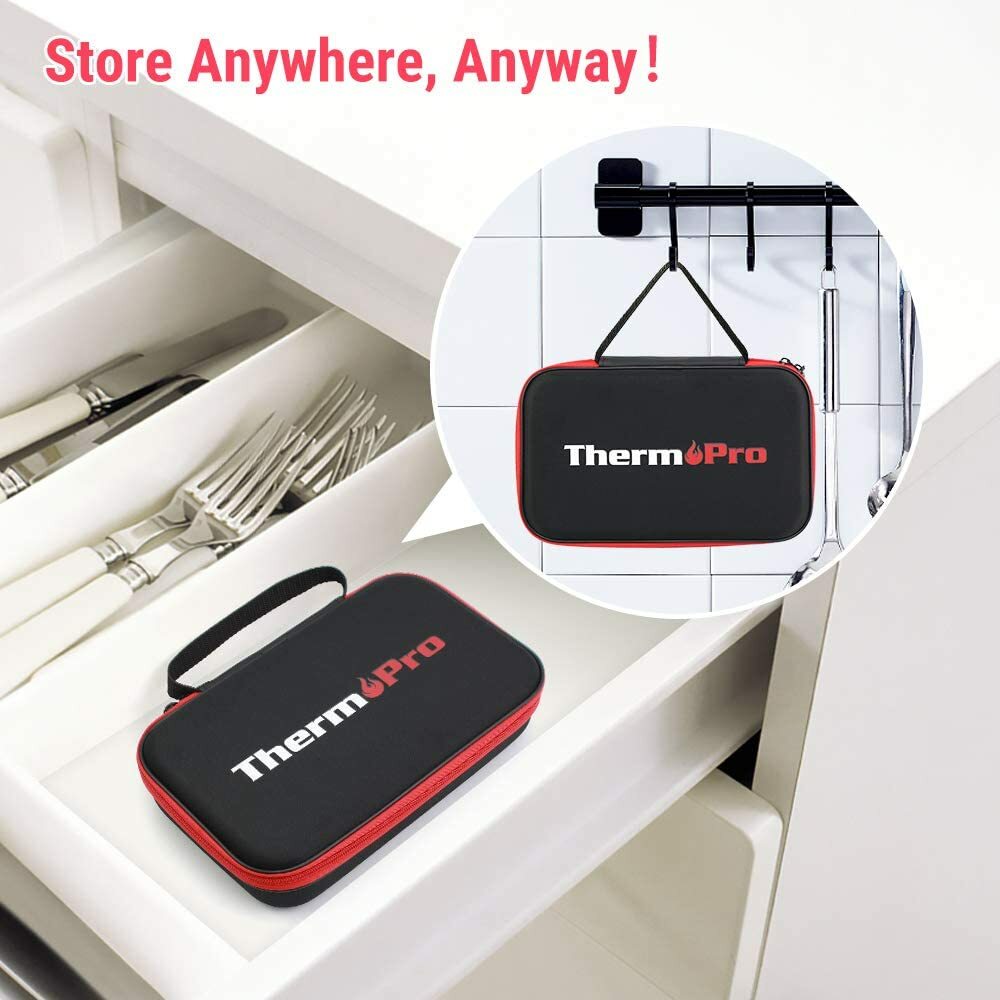 ThermoPro TP99 Hard Carrying Case Storage Bag for TP-20 08 07,Meat   Thermometer