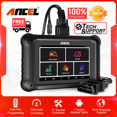 ANCEL DP500 OBD2 Car Scan Odometer Milleage Correction Scanner K-ey Fob Program