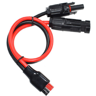1x For Anderson Plug To Solar Panel-Cable Wiring Adapter Connector 35cm US Stock