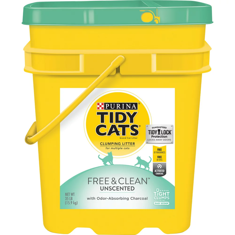 Purina Tidy Cats Clumping Cat Litter, Free & Clean Unscented