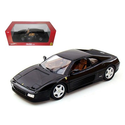 Ferrari 348 TB Black 1/18 Diecast Car Model by Hotwheels X5530