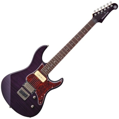 Yamaha 611　パープル Yamaha PAC611HFM Pacifica Electric Guitar - Translucent Purple