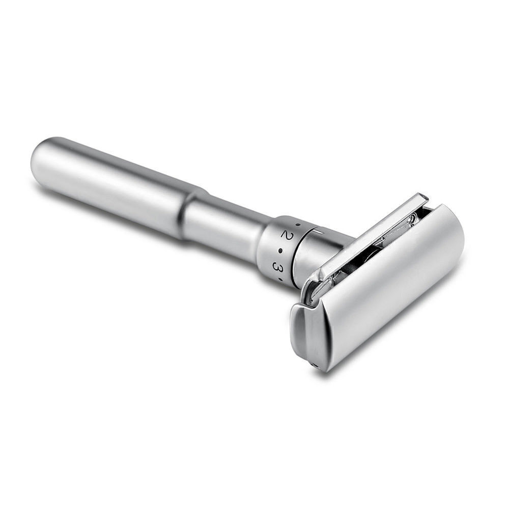 Men's Adjustable Double Edge Shaving Safety Classic Shaver Mild Aggressive