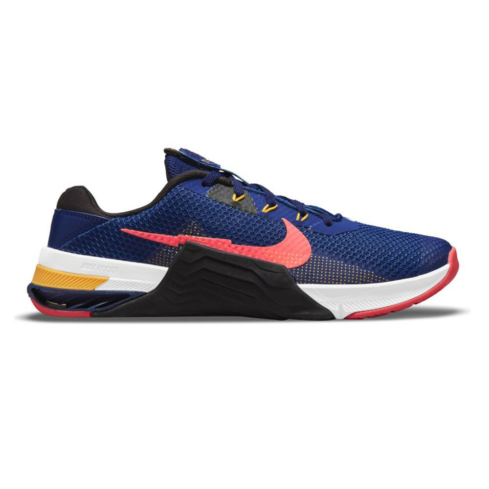 

Мужские кроссовки для тренировок по кроссфиту Nike Metcon 7 Royal Blue Ember Glow CZ8281-448 размер 15, Синий, Nike Metcon 7
