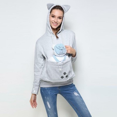 Baby Carrier Kangaroo Winter Maternity Outerwear Hoodies &Sweatshirts