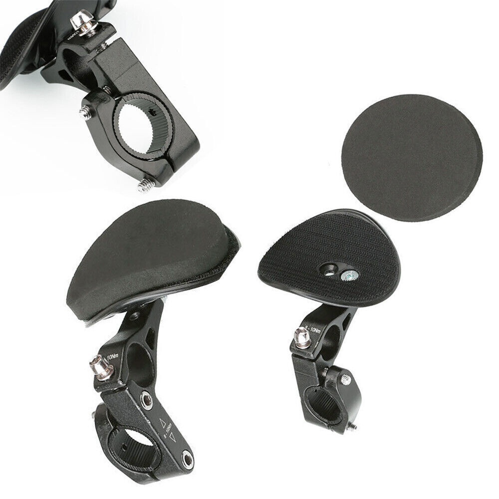 Bike Road Mountain Bicycle Alloy Triathlon Aero Rest Handle Bar Clip On Tri Bars