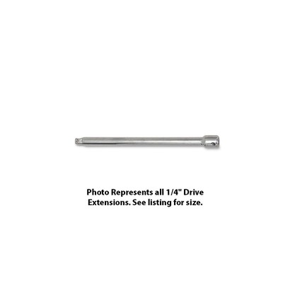 Wright Tool 2406 6'' Alloy Steel Chrome Finish 1/4'' Square Drive Extension