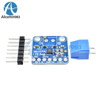 MAX98357 Amplifier Breakout Interface I2S Class D Module For ESP32 Raspberry Pi