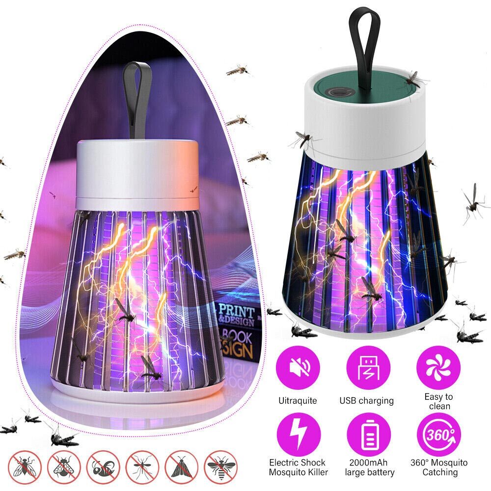 Bee Zapper Anti Pest Bug Mosquito Killer Electronic Indoor Reusable Fly Trap