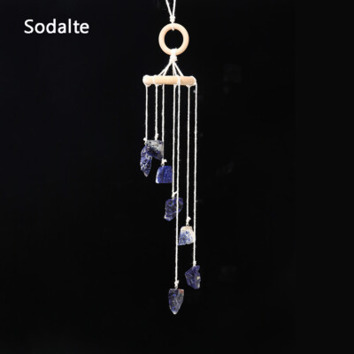 Irregular Raw Crystal 7 Chakra Gemstone Hanging Ornament Healing Reiki Ornament