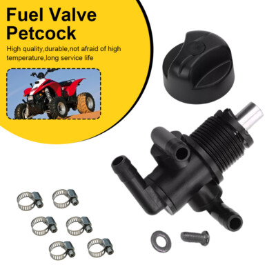 Fuel Tank Valve Petcock 3 Way & Knob NUT For Polaris Trail Boss 325 330 7052161